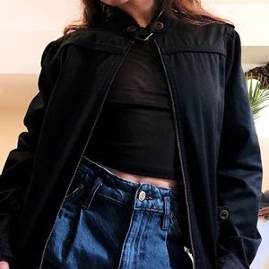 Small Black denim material Jacket!